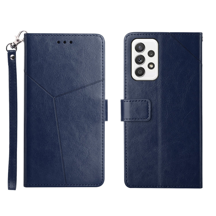 Y Stitching Horizontal Flip Leather Phone Case, For Samsung Galaxy A03 166mm EU Version, For Samsung Galaxy A03 Core, For Samsung Galaxy A13 4G, For Samsung Galaxy A73 5G