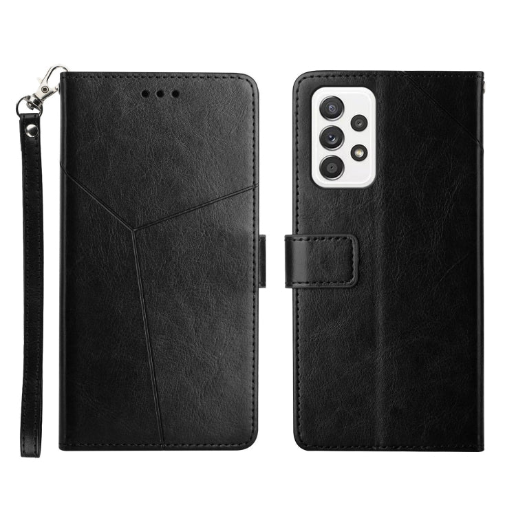 Y Stitching Horizontal Flip Leather Phone Case, For Samsung Galaxy A03 166mm EU Version, For Samsung Galaxy A03 Core, For Samsung Galaxy A13 4G, For Samsung Galaxy A73 5G