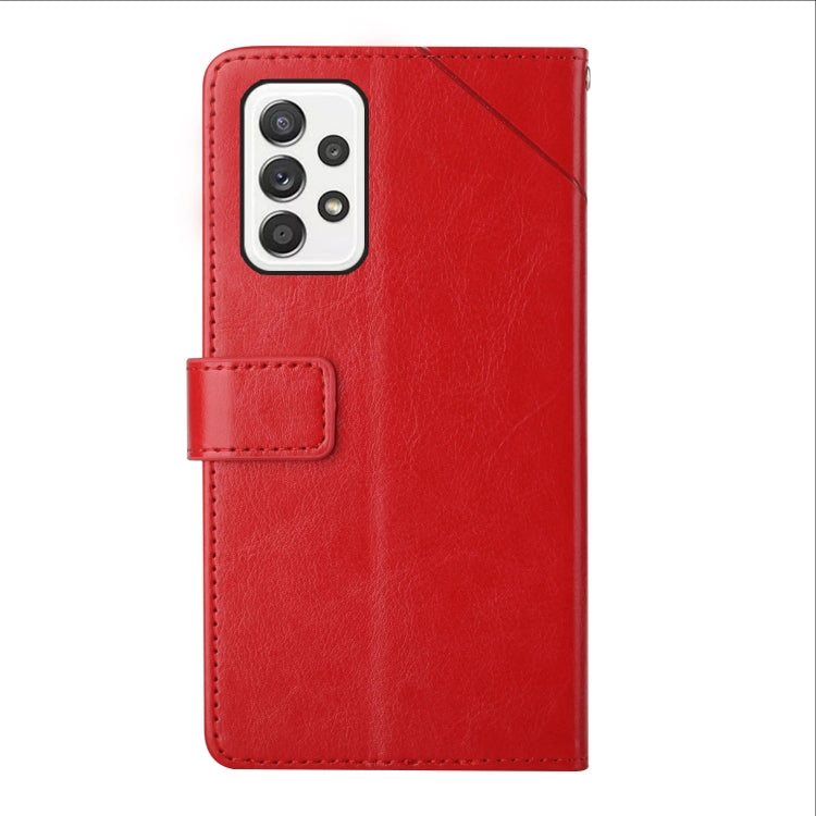 Y Stitching Horizontal Flip Leather Phone Case, For Samsung Galaxy A53 5G, For Samsung Galaxy M52 5G, For Samsung Galaxy S22, For Samsung Galaxy S22+