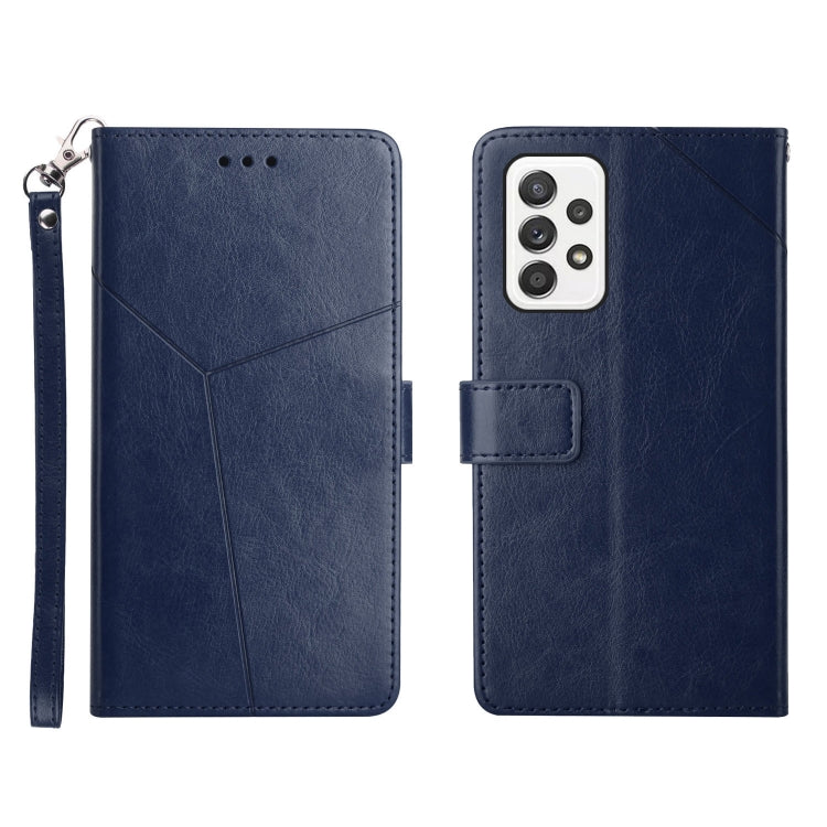 Y Stitching Horizontal Flip Leather Phone Case, For Samsung Galaxy A53 5G, For Samsung Galaxy M52 5G, For Samsung Galaxy S22, For Samsung Galaxy S22+