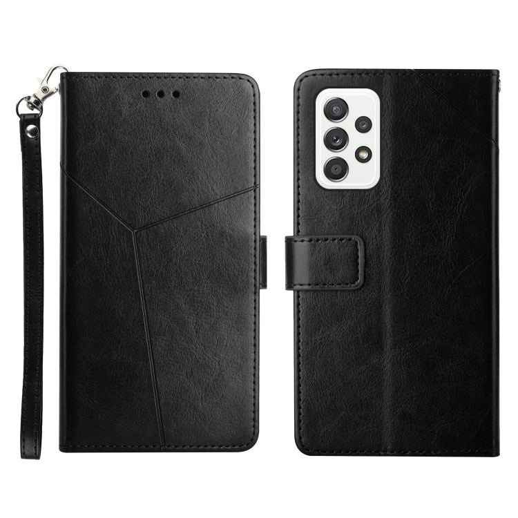 Y Stitching Horizontal Flip Leather Phone Case, For Samsung Galaxy A53 5G, For Samsung Galaxy M52 5G, For Samsung Galaxy S22, For Samsung Galaxy S22+