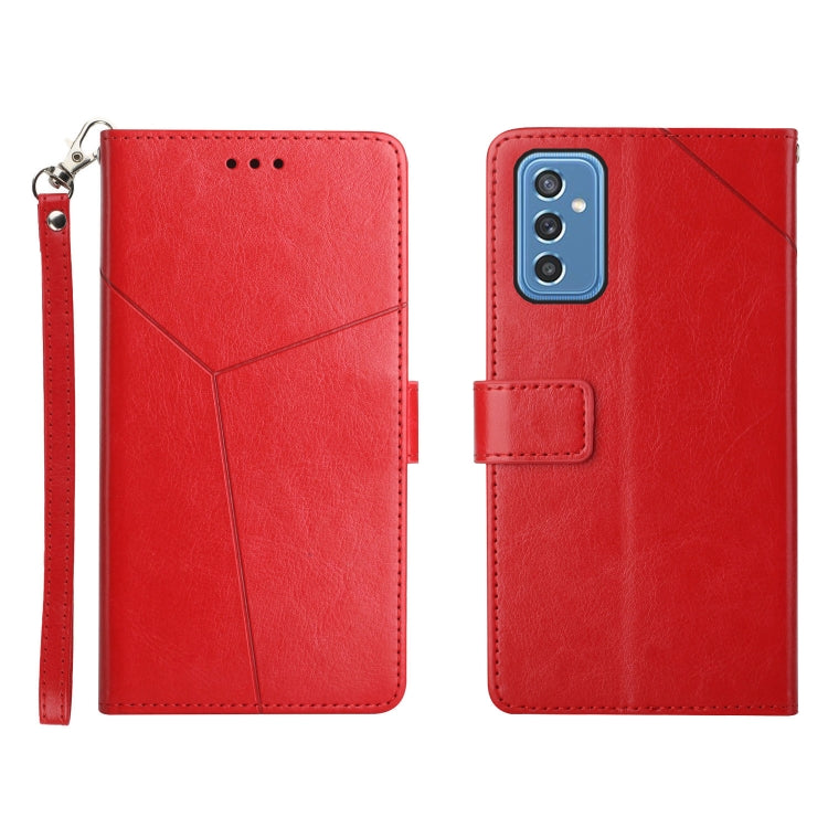 Y Stitching Horizontal Flip Leather Phone Case, For Samsung Galaxy A53 5G, For Samsung Galaxy M52 5G, For Samsung Galaxy S22, For Samsung Galaxy S22+