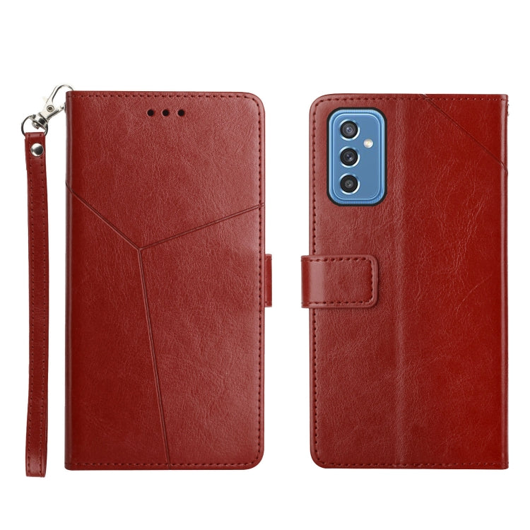 Y Stitching Horizontal Flip Leather Phone Case, For Samsung Galaxy A53 5G, For Samsung Galaxy M52 5G, For Samsung Galaxy S22, For Samsung Galaxy S22+