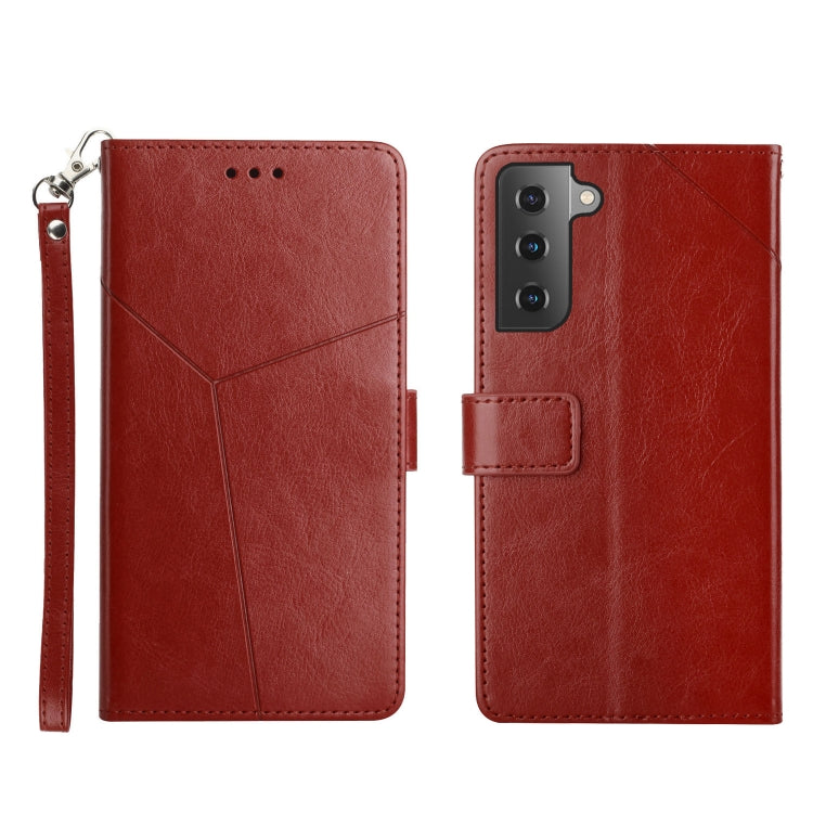 Y Stitching Horizontal Flip Leather Phone Case, For Samsung Galaxy A53 5G, For Samsung Galaxy M52 5G, For Samsung Galaxy S22, For Samsung Galaxy S22+