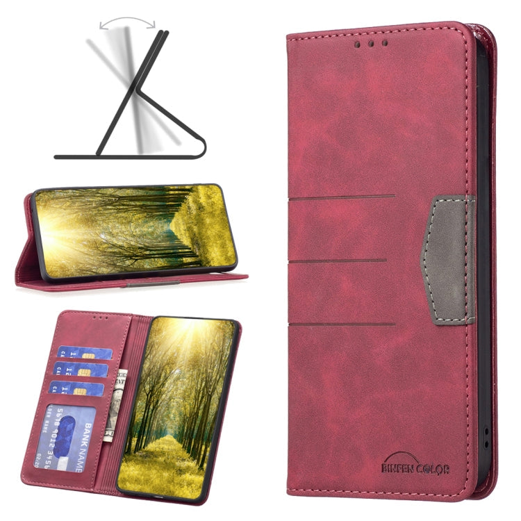 Magnetic Splicing Leather Phone Case, For ZTE Blade  A31, For Motorola Moto G31/G41