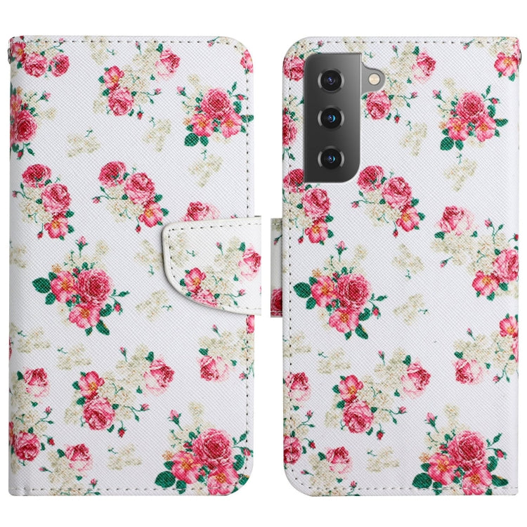 Painted Pattern Horizontal Flip Leather Phone Case, For Samsung Galaxy S22+ 5G