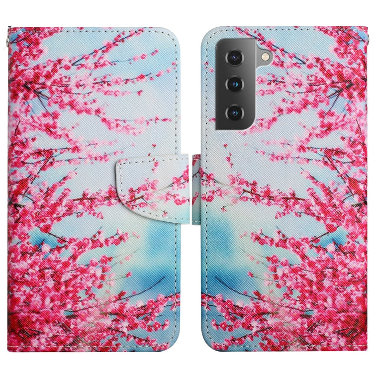 Painted Pattern Horizontal Flip Leather Phone Case, For Samsung Galaxy S22+ 5G
