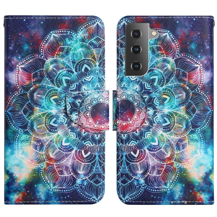 Painted Pattern Horizontal Flip Leather Phone Case, For Samsung Galaxy S22+ 5G