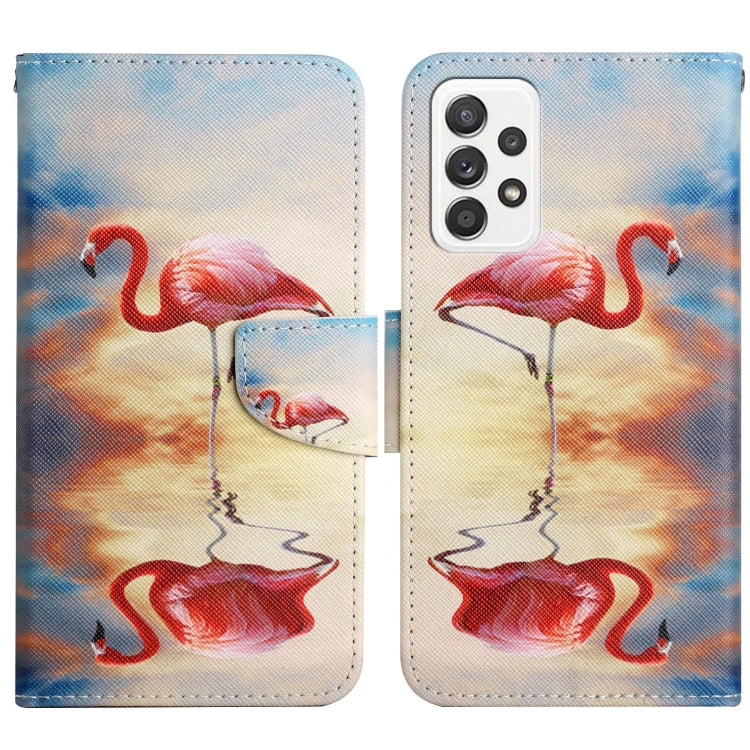 Painted Pattern Horizontal Flip Leather Phone Case, For Samsung Galaxy A33 5G