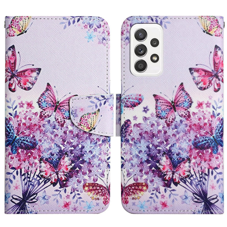 Painted Pattern Horizontal Flip Leather Phone Case, For Samsung Galaxy A33 5G