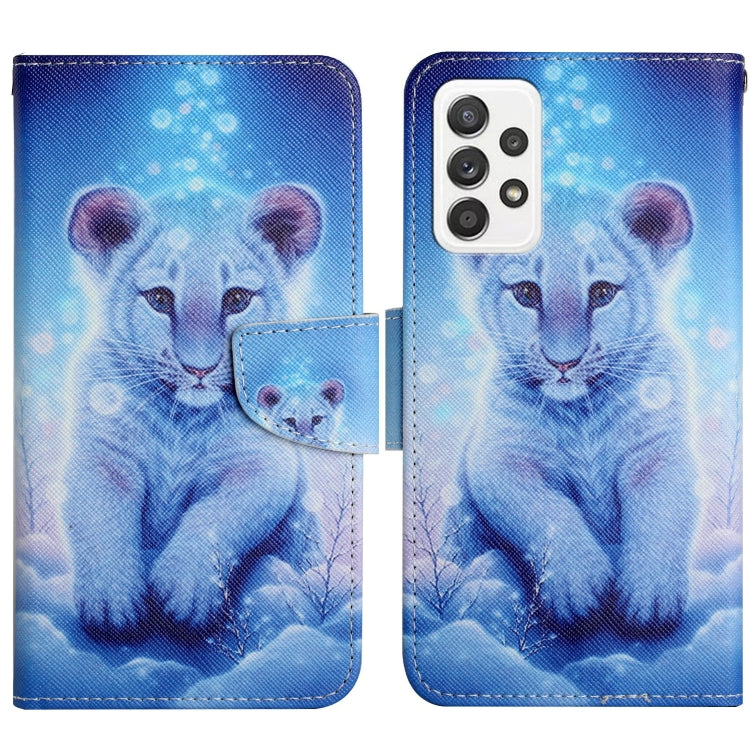 Painted Pattern Horizontal Flip Leather Phone Case, For Samsung Galaxy A33 5G