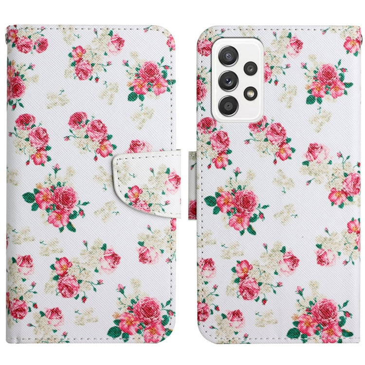 Painted Pattern Horizontal Flip Leather Phone Case, For Samsung Galaxy A33 5G
