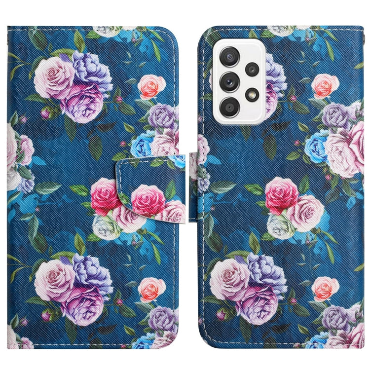 Painted Pattern Horizontal Flip Leather Phone Case, For Samsung Galaxy A33 5G
