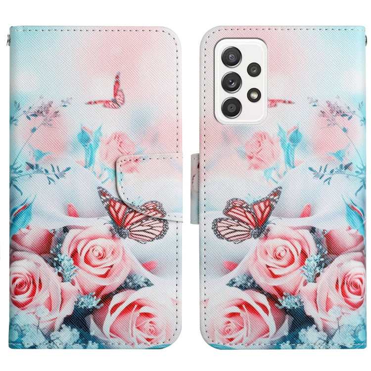 Painted Pattern Horizontal Flip Leather Phone Case, For Samsung Galaxy A33 5G