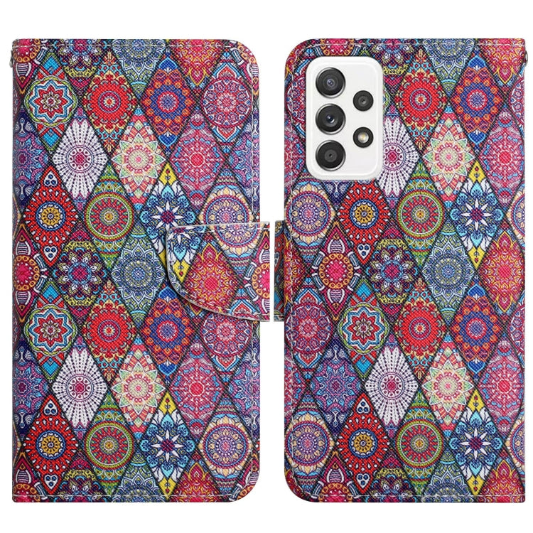 Painted Pattern Horizontal Flip Leather Phone Case, For Samsung Galaxy A33 5G