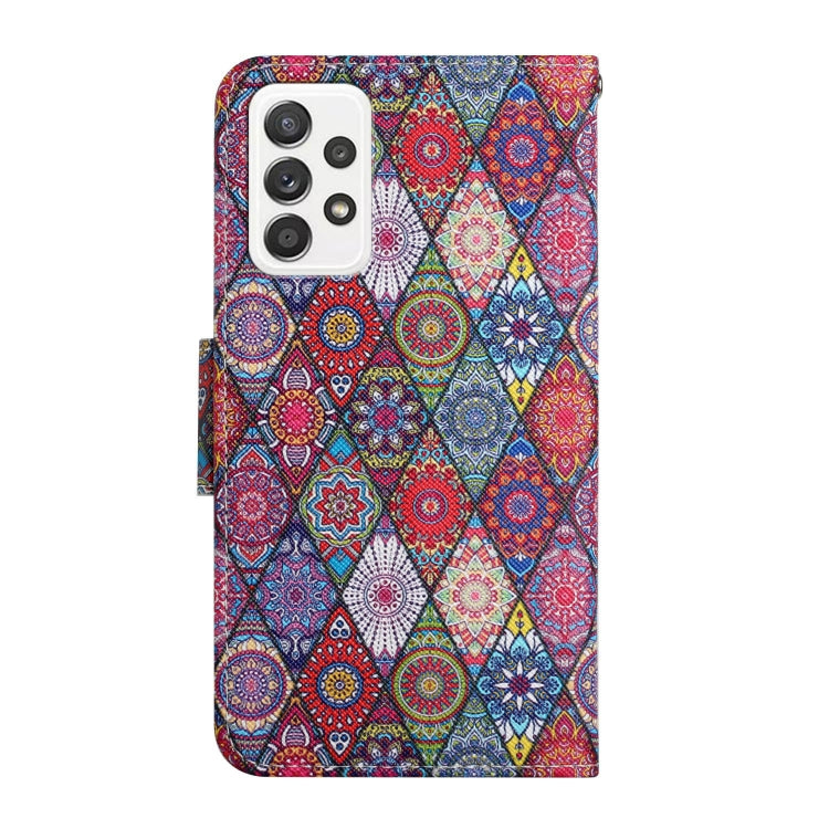 Painted Pattern Horizontal Flip Leather Phone Case, For Samsung Galaxy A33 5G
