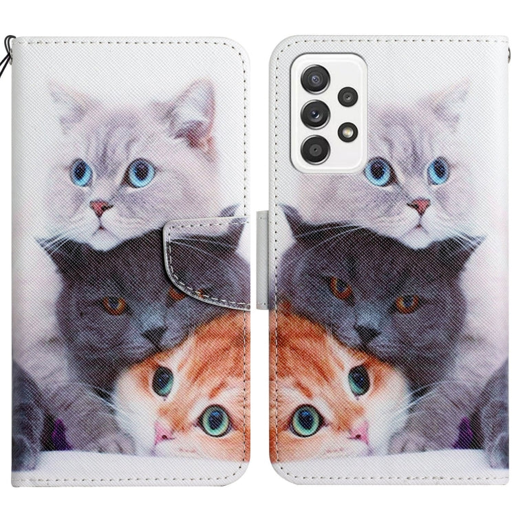 Painted Pattern Horizontal Flip Leather Phone Case, For Samsung Galaxy A33 5G