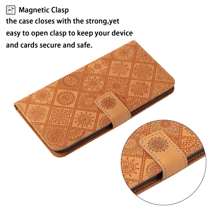 Ethnic Style Embossed Pattern Leather Phone Case, For OPPO A16, For OPPO A94 5G, For OPPO Realme C20 / C21