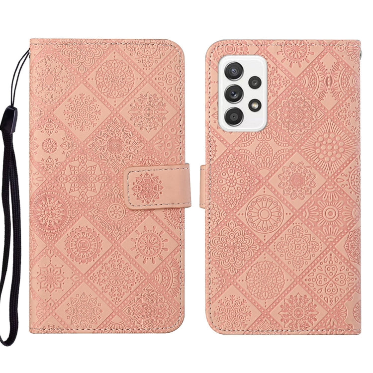 Ethnic Style Embossed Pattern Leather Phone Case, For Samsung Galaxy A73 5G, For Samsung Galaxy S22+ 5G, For Samsung Galaxy S22 Ultra 5G
