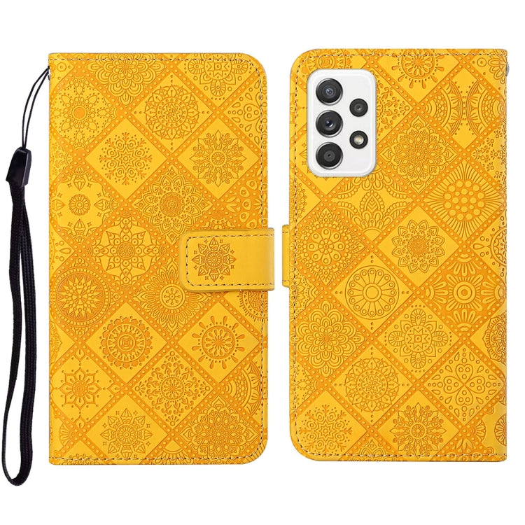 Ethnic Style Embossed Pattern Leather Phone Case, For Samsung Galaxy A73 5G, For Samsung Galaxy S22+ 5G, For Samsung Galaxy S22 Ultra 5G