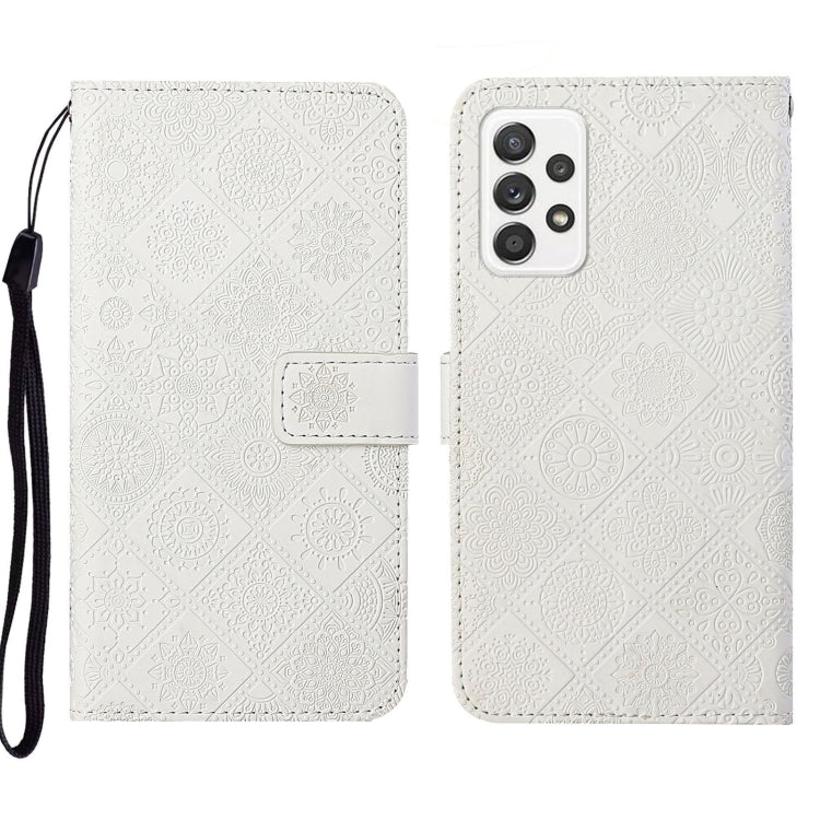 Ethnic Style Embossed Pattern Leather Phone Case, For Samsung Galaxy A73 5G, For Samsung Galaxy S22+ 5G, For Samsung Galaxy S22 Ultra 5G