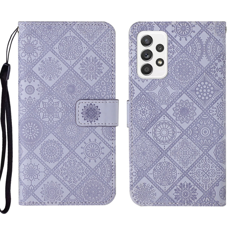 Ethnic Style Embossed Pattern Leather Phone Case, For Samsung Galaxy A73 5G, For Samsung Galaxy S22+ 5G, For Samsung Galaxy S22 Ultra 5G