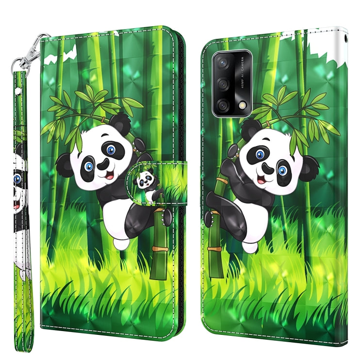 3D Painting Pattern Flip Leather Phone Case, For OPPO A54 5G / A74 5G, For OPPO A74 4G