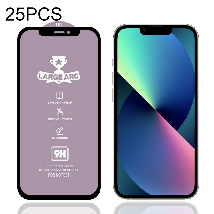 For iPhone 14 / 13 / 13 Pro 25pcs 9H HD Alumina Tempered Glass Film, For iPhone 13 mini (25pcs), For iPhone 14 / 13 / 13 Pro (25pcs), For iPhone 13 Pro Max (25pcs)