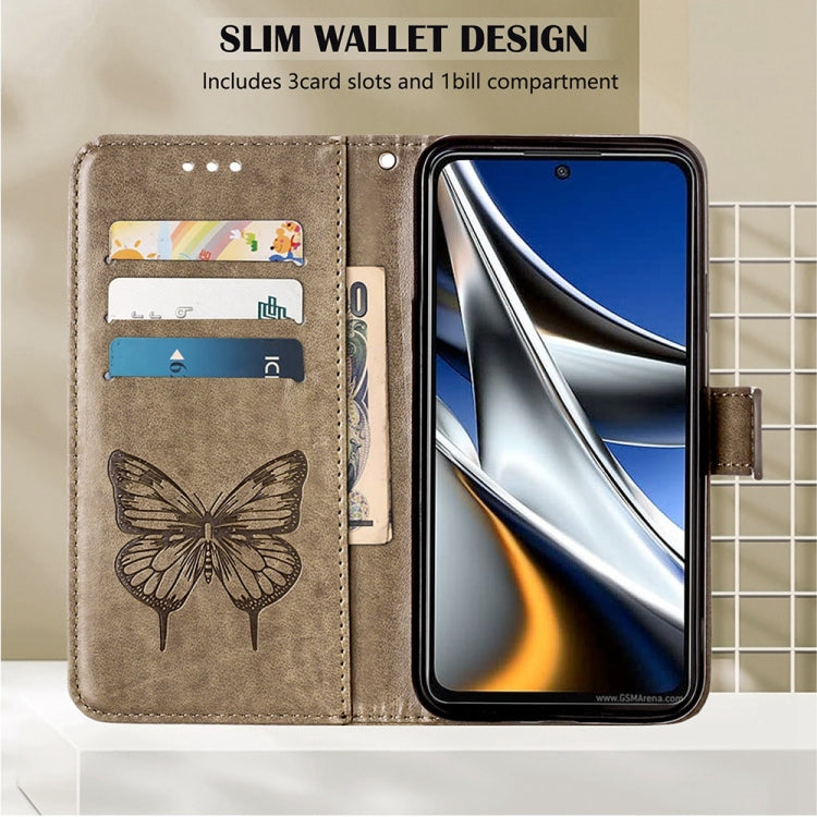 Embossed Butterfly Leather Phone Case, For Itel P37 / Vision 2s