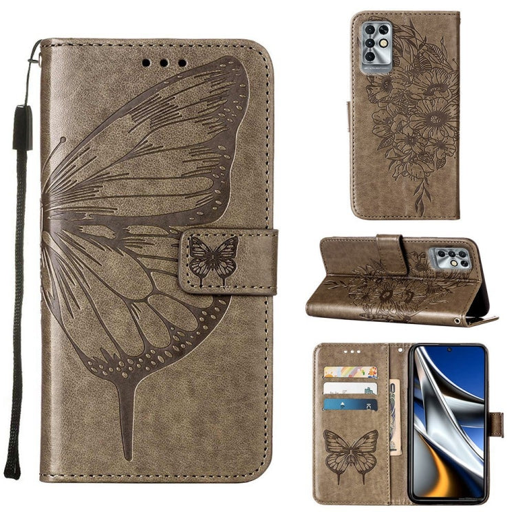 Embossed Butterfly Leather Phone Case, For Infinix Note 11, For Infinix Note 11i, For Infinix Note 11S / Note 11 Pro