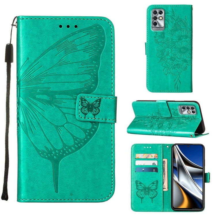 Embossed Butterfly Leather Phone Case, For Infinix Note 11, For Infinix Note 11i, For Infinix Note 11S / Note 11 Pro
