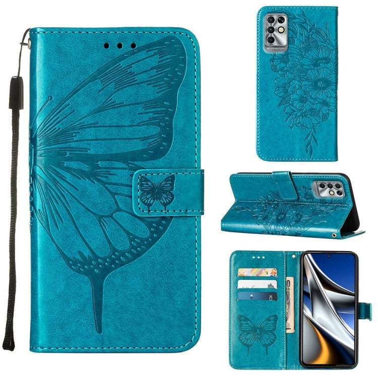 Embossed Butterfly Leather Phone Case, For Infinix Note 11, For Infinix Note 11i, For Infinix Note 11S / Note 11 Pro