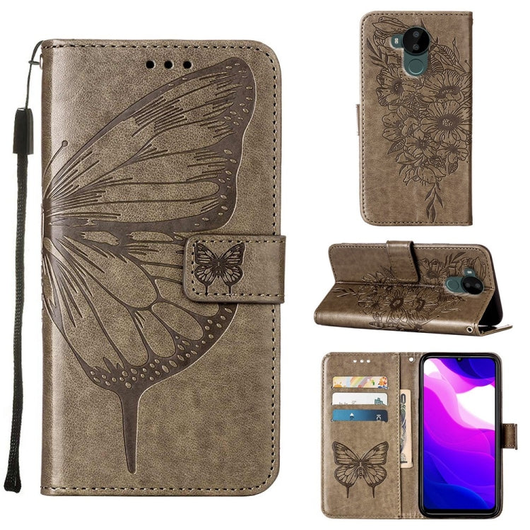 Embossed Butterfly Leather Phone Case, For Nokia C30, For Nokia G21 / G11, For Nokia G300