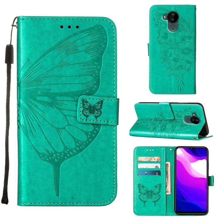 Embossed Butterfly Leather Phone Case, For Nokia C30, For Nokia G21 / G11, For Nokia G300