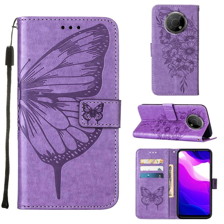 Embossed Butterfly Leather Phone Case, For Nokia C30, For Nokia G21 / G11, For Nokia G300