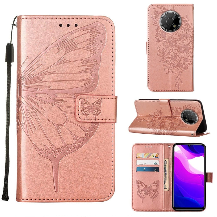 Embossed Butterfly Leather Phone Case, For Nokia C30, For Nokia G21 / G11, For Nokia G300