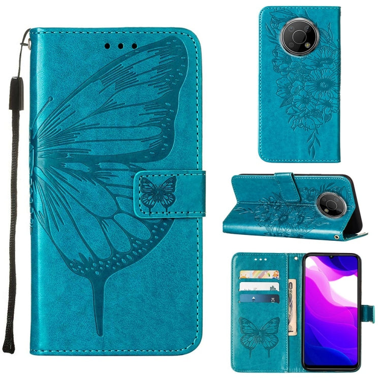 Embossed Butterfly Leather Phone Case, For Nokia C30, For Nokia G21 / G11, For Nokia G300
