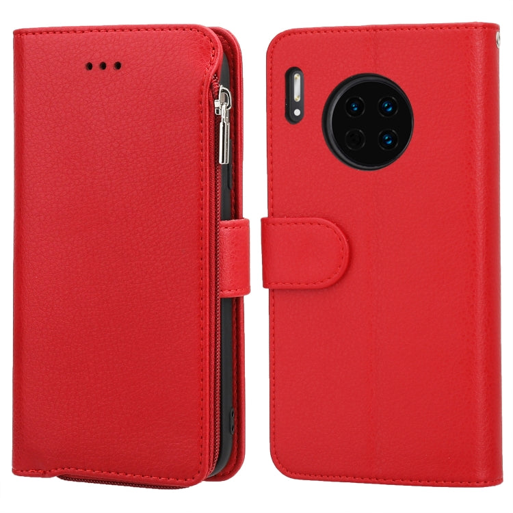 Microfiber Zipper Horizontal Flip Leather Case, For Huawei Mate 30, For Huawei Mate 30 Pro, For Huawei Nova 5i Pro / Mate 30 Lite, For Huawei P30