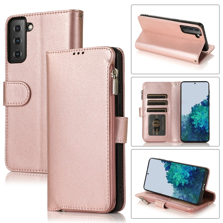Microfiber Zipper Horizontal Flip Leather Case, For Samsung Galaxy S21+ 5G, For Samsung Galaxy S21 Ultra 5G, For Samsung Galaxy Note20, For Samsung Galaxy A21s
