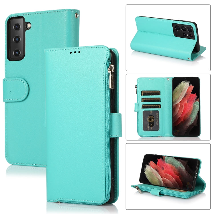 Microfiber Zipper Horizontal Flip Leather Case, For Samsung Galaxy S21+ 5G, For Samsung Galaxy S21 Ultra 5G, For Samsung Galaxy Note20, For Samsung Galaxy A21s