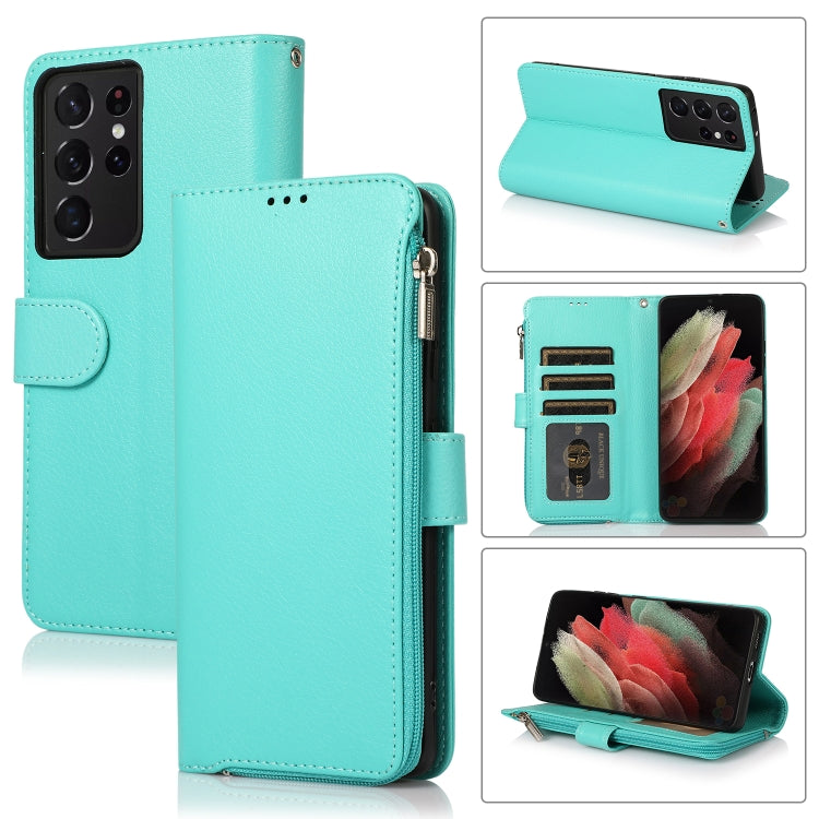 Microfiber Zipper Horizontal Flip Leather Case, For Samsung Galaxy S21+ 5G, For Samsung Galaxy S21 Ultra 5G, For Samsung Galaxy Note20, For Samsung Galaxy A21s