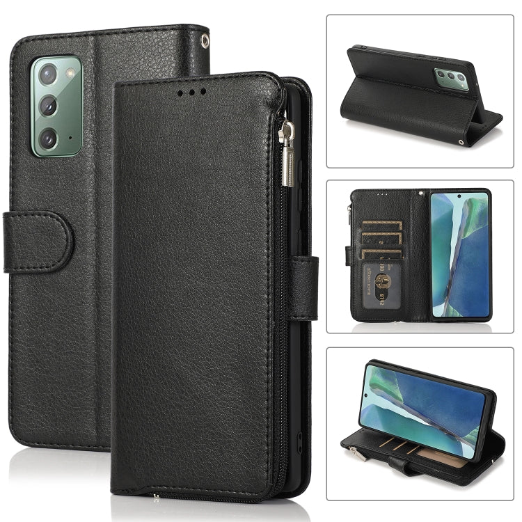 Microfiber Zipper Horizontal Flip Leather Case, For Samsung Galaxy S21+ 5G, For Samsung Galaxy S21 Ultra 5G, For Samsung Galaxy Note20, For Samsung Galaxy A21s