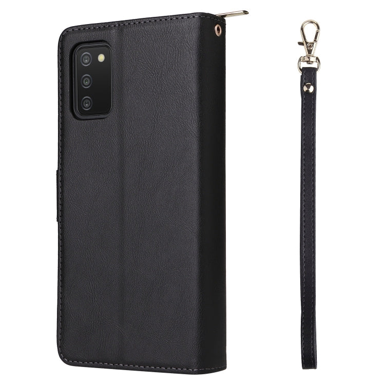 9 Card Slots Zipper Wallet Bag Leather Phone Case, For Samsung Galaxy A03s EU Version, For Samsung Galaxy A13 5G, For Samsung Galaxy A33 5G, For Samsung Galaxy A53 5G
