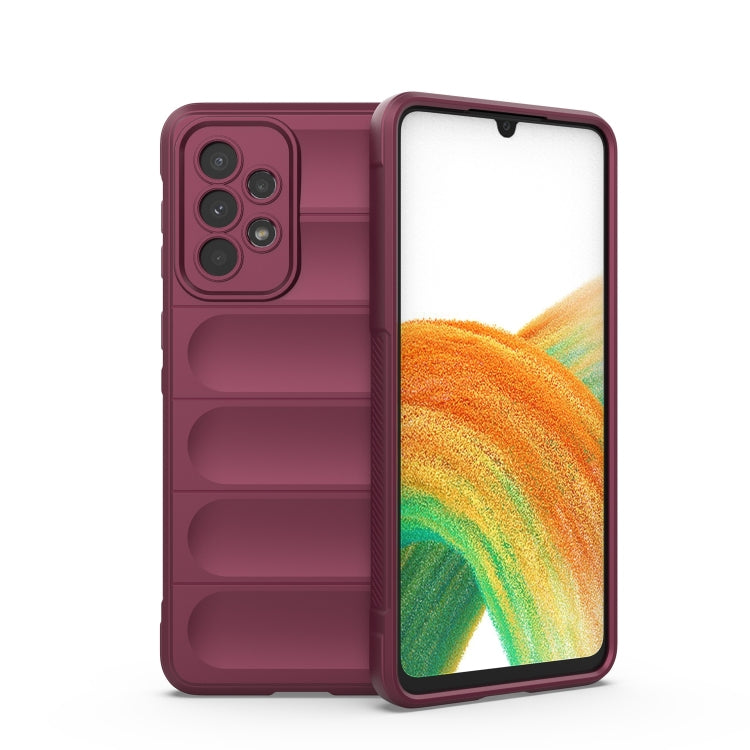 Magic Shield TPU + Flannel Phone Case, For Samsung Galaxy A33 5G