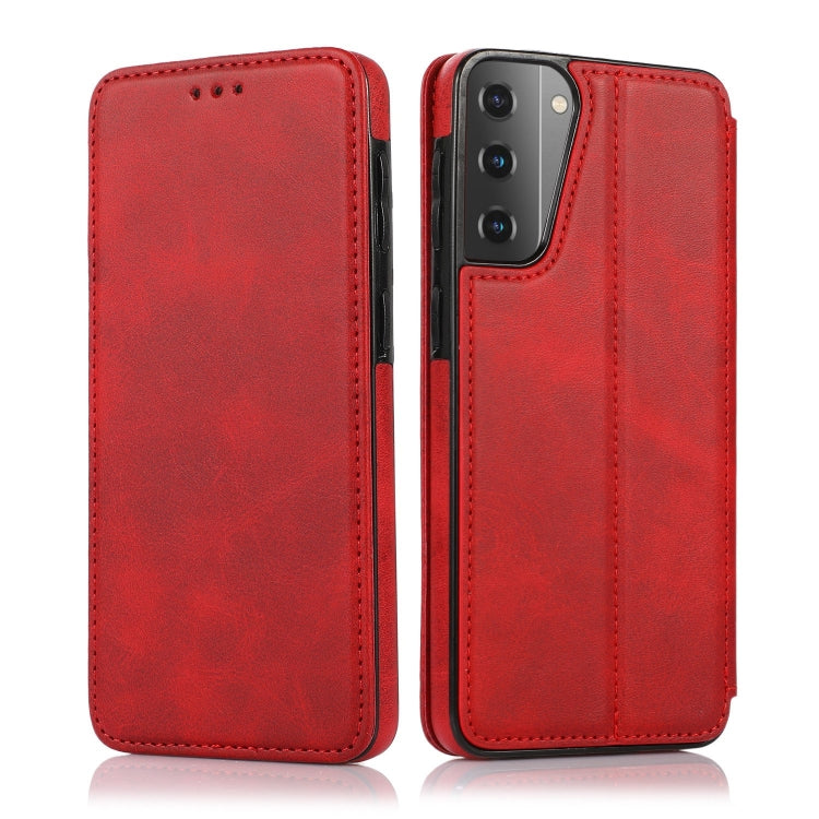 Knight Magnetic Suction Leather Phone Case, For Samsung Galaxy S21+ 5G, For Samsung Galaxy S21 Ultra 5G, For Samsung Galaxy S20, For Samsung Galaxy S20+