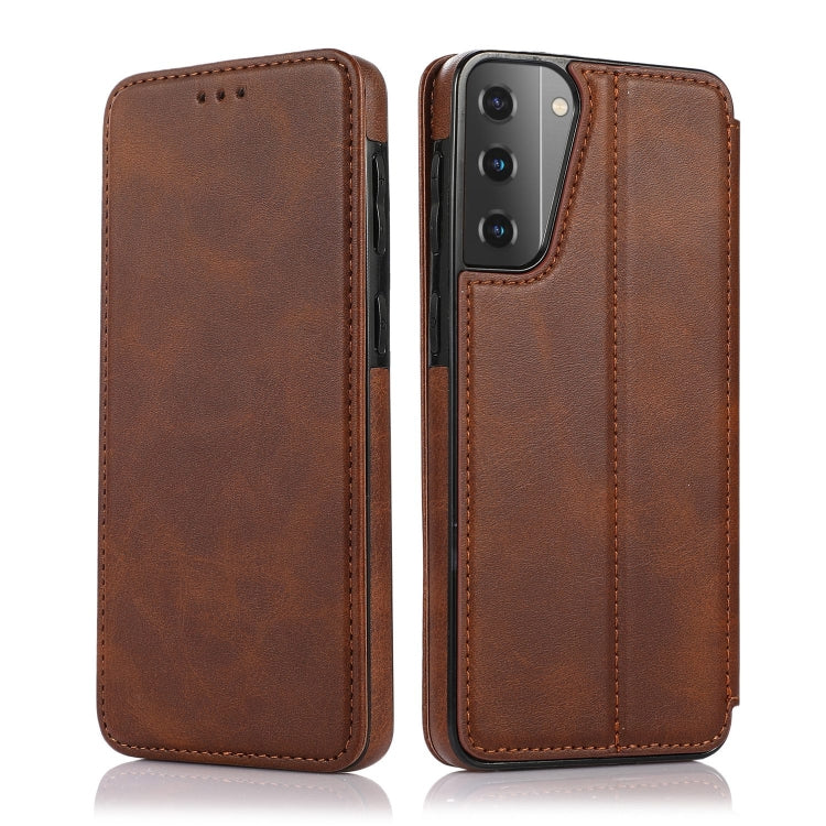 Knight Magnetic Suction Leather Phone Case, For Samsung Galaxy S21+ 5G, For Samsung Galaxy S21 Ultra 5G, For Samsung Galaxy S20, For Samsung Galaxy S20+