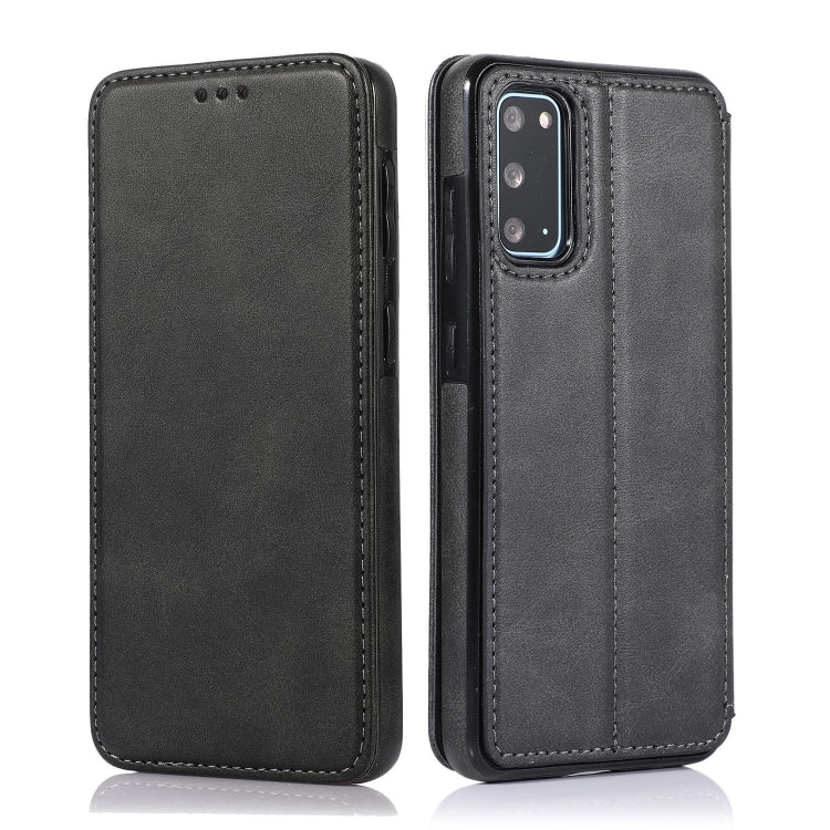 Knight Magnetic Suction Leather Phone Case, For Samsung Galaxy S21+ 5G, For Samsung Galaxy S21 Ultra 5G, For Samsung Galaxy S20, For Samsung Galaxy S20+
