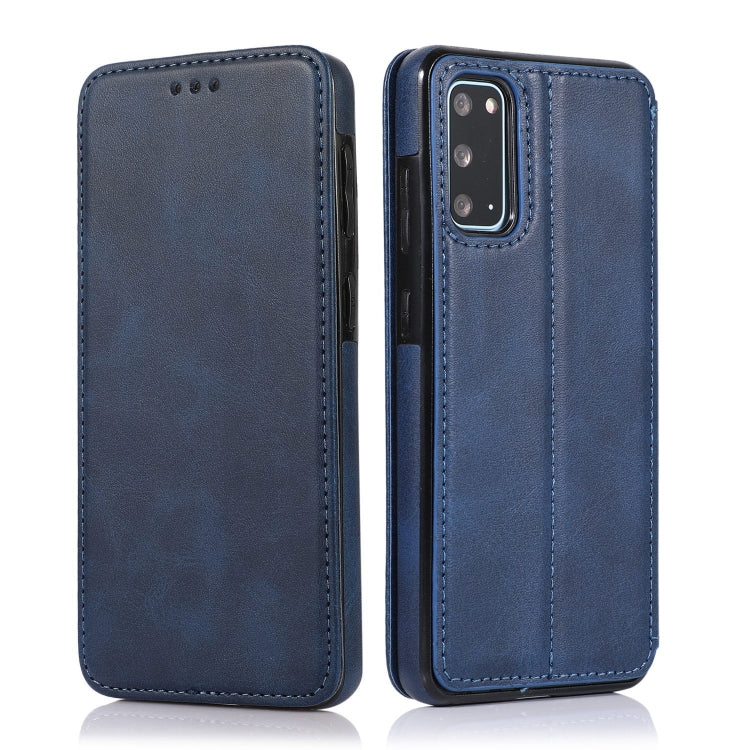 Knight Magnetic Suction Leather Phone Case, For Samsung Galaxy S21+ 5G, For Samsung Galaxy S21 Ultra 5G, For Samsung Galaxy S20, For Samsung Galaxy S20+