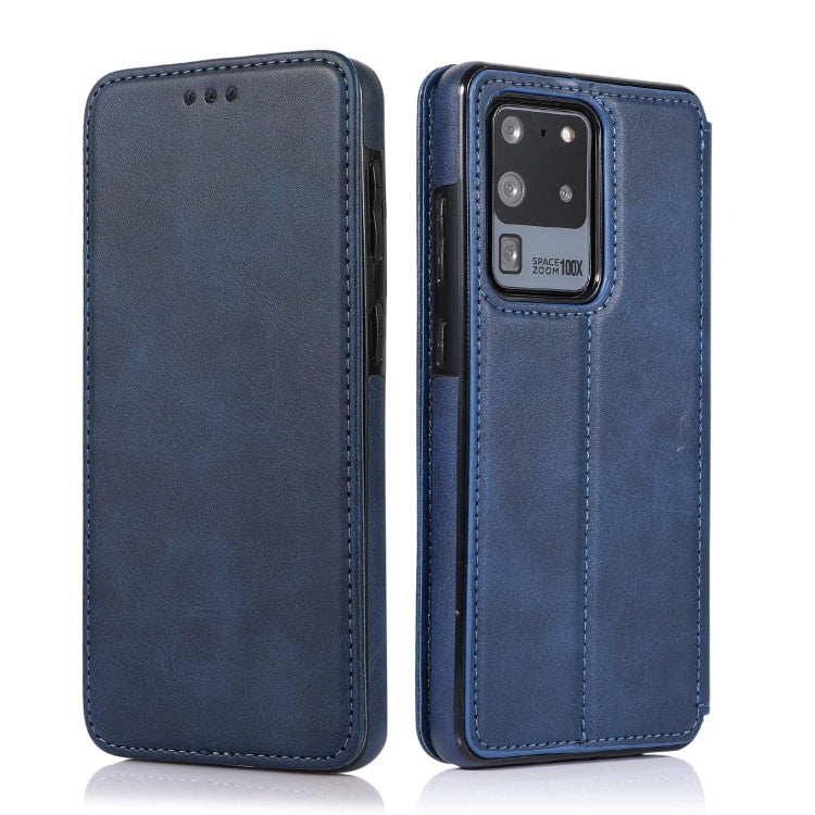 Knight Magnetic Suction Leather Phone Case, For Samsung Galaxy S20 Ultra, For Samsung Galaxy S10, For Samsung Galaxy S10+, For Samsung Galaxy S10e