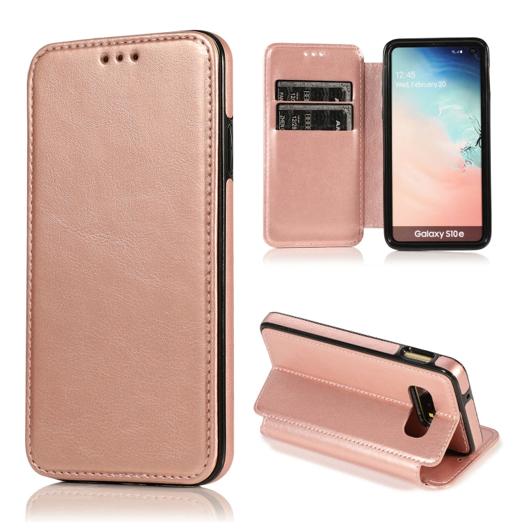 Knight Magnetic Suction Leather Phone Case, For Samsung Galaxy S20 Ultra, For Samsung Galaxy S10, For Samsung Galaxy S10+, For Samsung Galaxy S10e